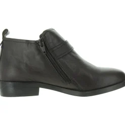 MAVERICK Buckle Leather Ankle Boots