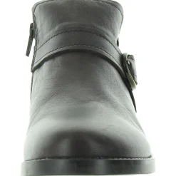 MAVERICK Buckle Leather Ankle Boots