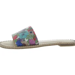 Mavise Slip On Woven Slide Sandals
