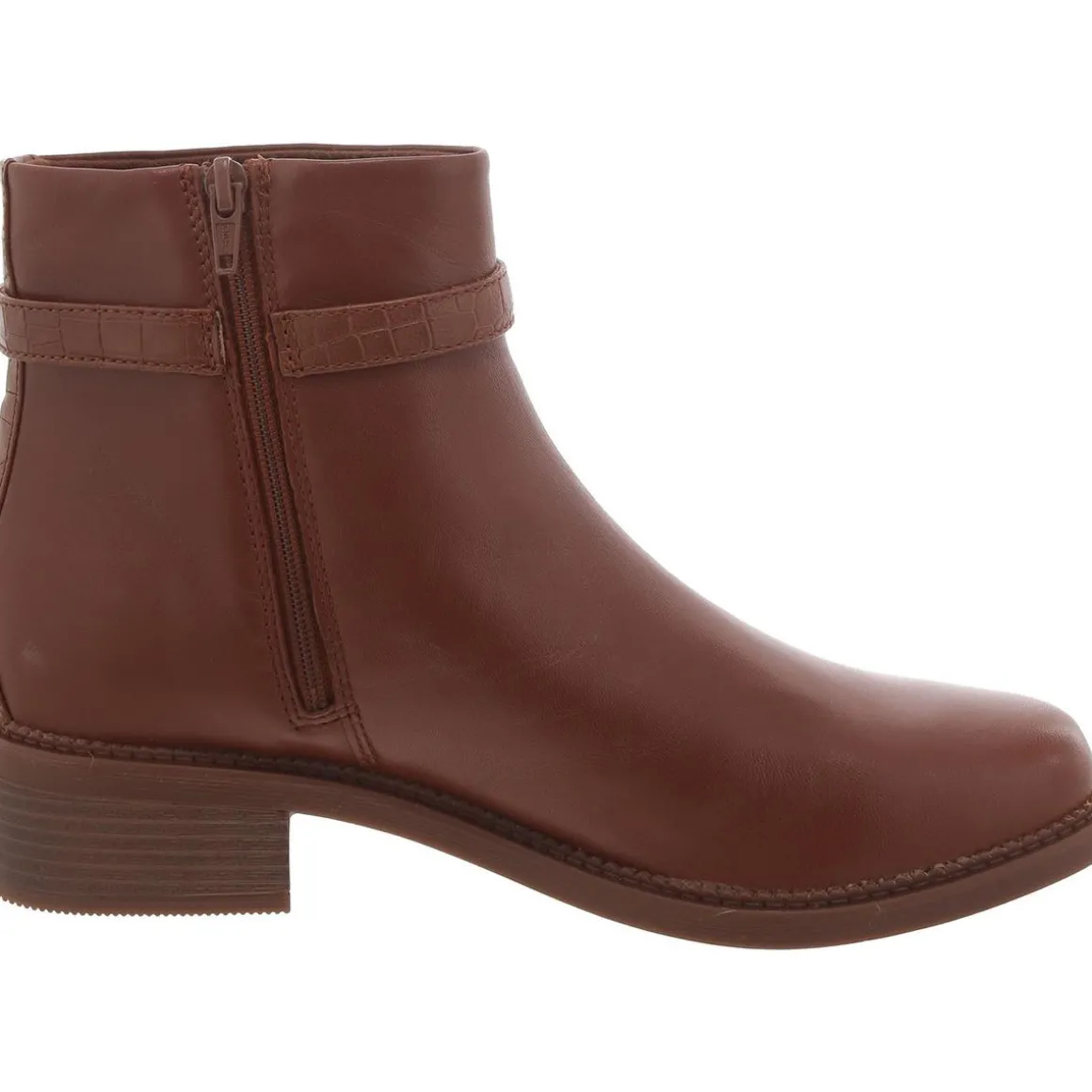 Maye Grace Zipper Block Heel Ankle Boots