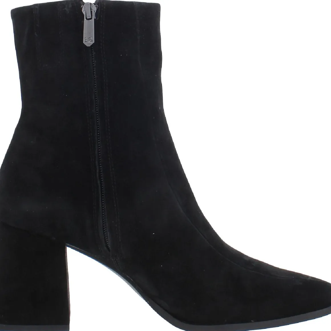 Mayla Suede Square Toe Ankle Boots