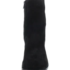 Mayla Suede Square Toe Ankle Boots