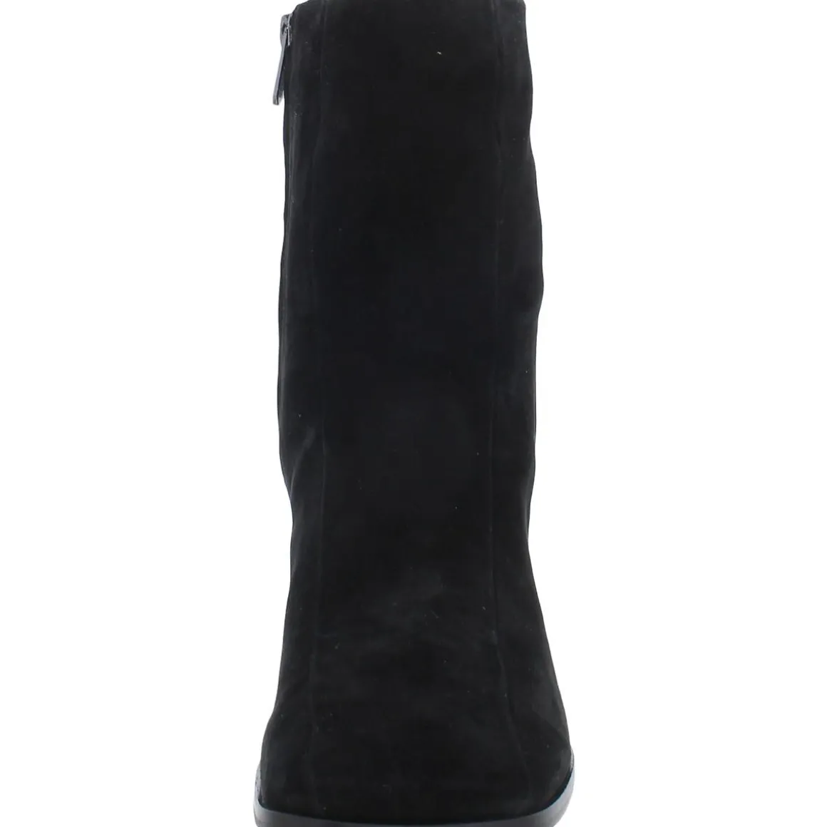 Mayla Suede Square Toe Ankle Boots