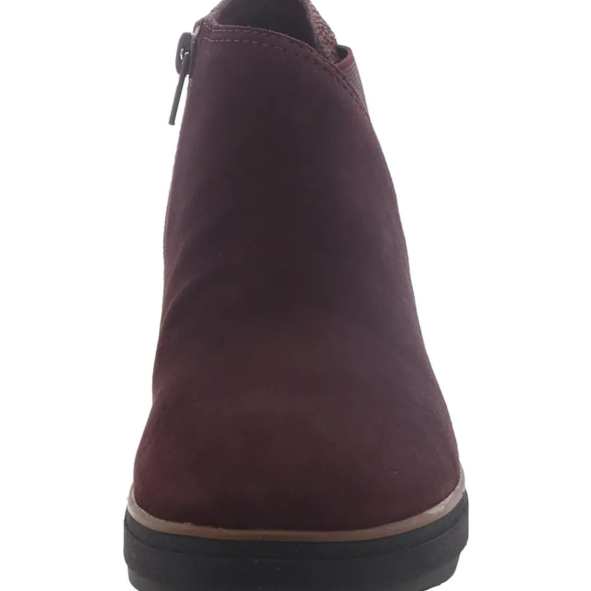 Mazy Harwich Suede Mixed Media Wedge Boots