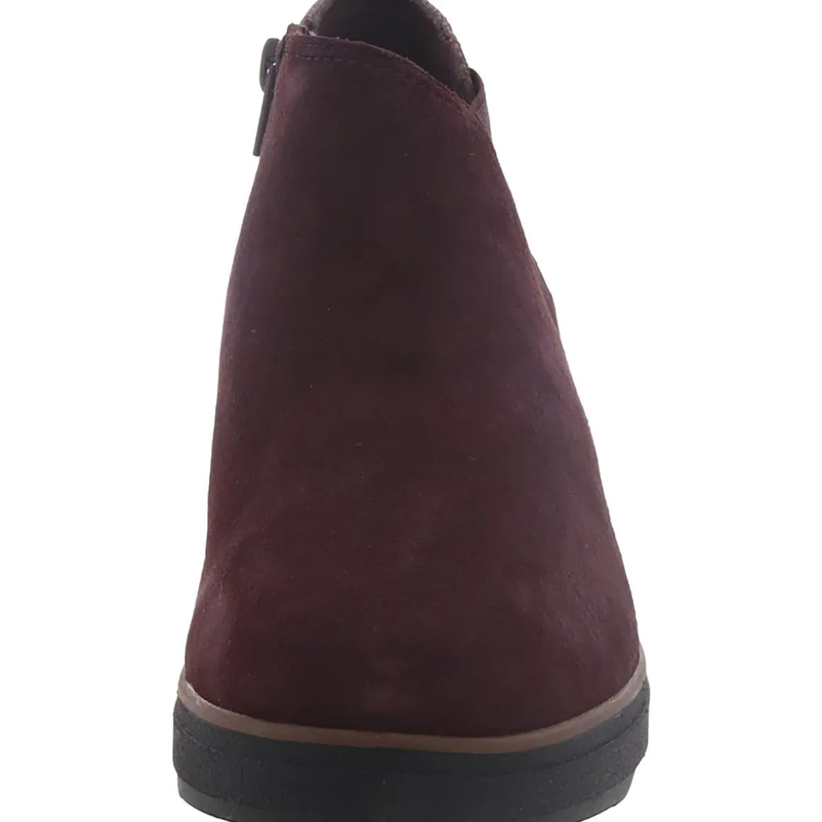 Mazy Harwich Suede Mixed Media Wedge Boots