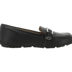 Megan Leather Slip On Loafers