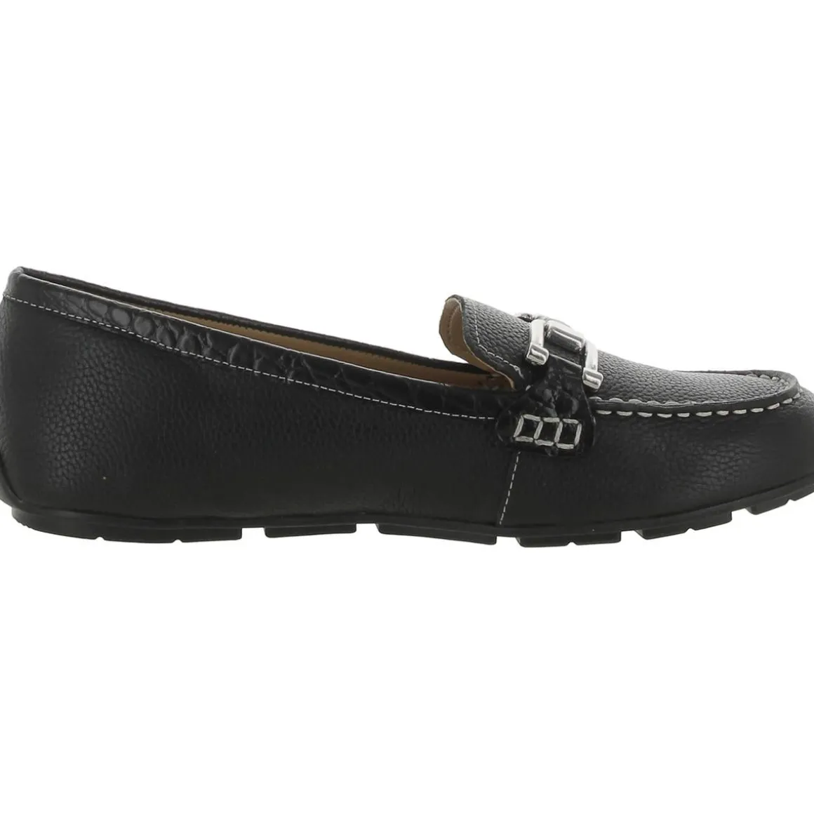 Megan Leather Slip On Loafers