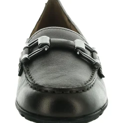 Megan Leather Slip On Loafers