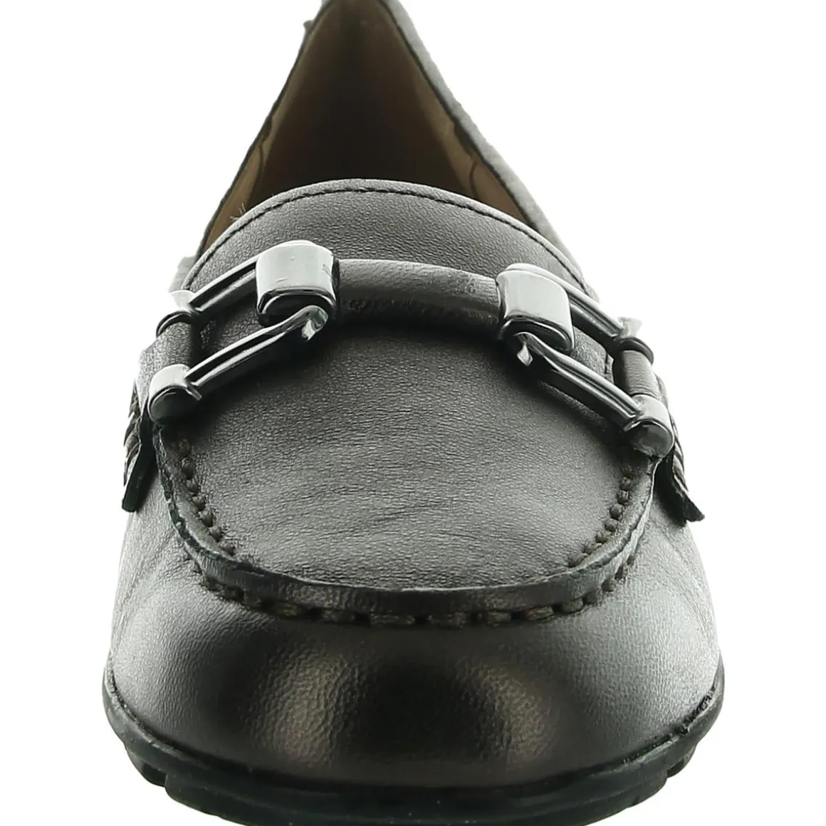 Megan Leather Slip On Loafers