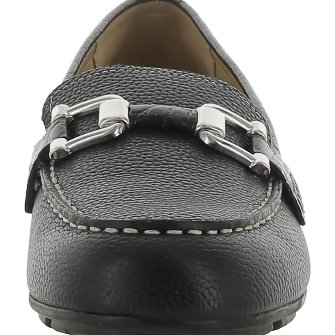 Megan Leather Slip On Loafers