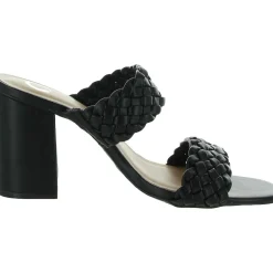 Melissa Faux Leather Braided Mule Sandals