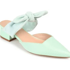 Melora Patent Cushioned Footbed Mules