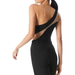Mercedes Illusion One Shoulder Bodysuit