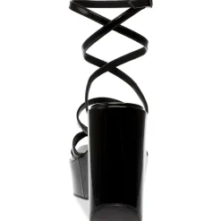 Merina Slip On Heeled Wedge Sandals