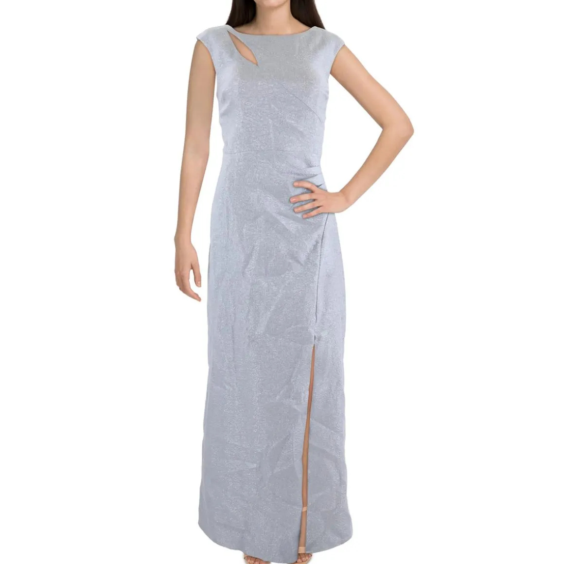 Metallic Evening Dress