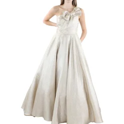 Metallic Evening Dress