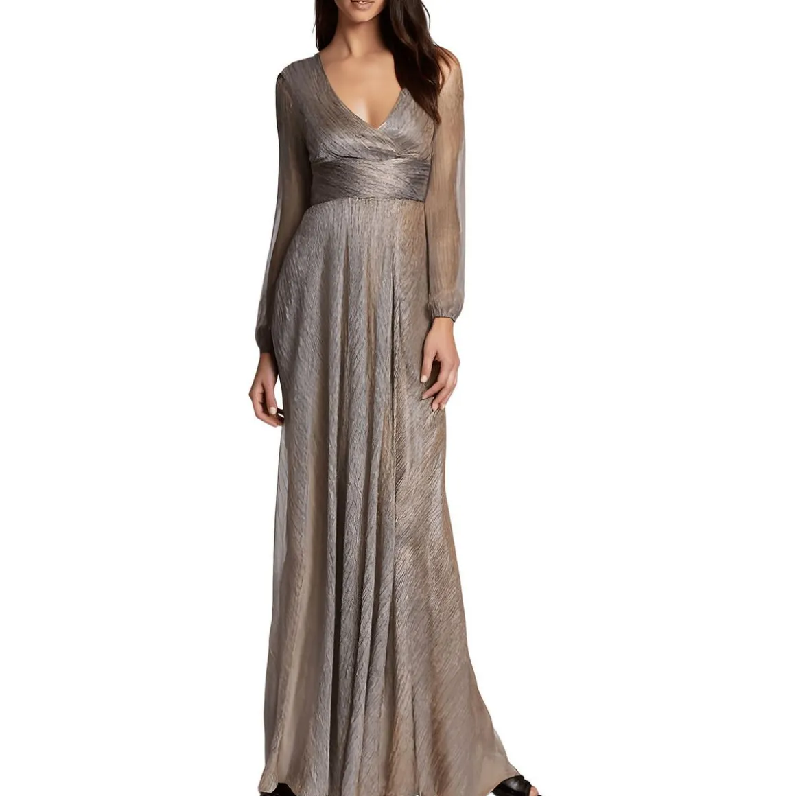Metallic Evening Dress