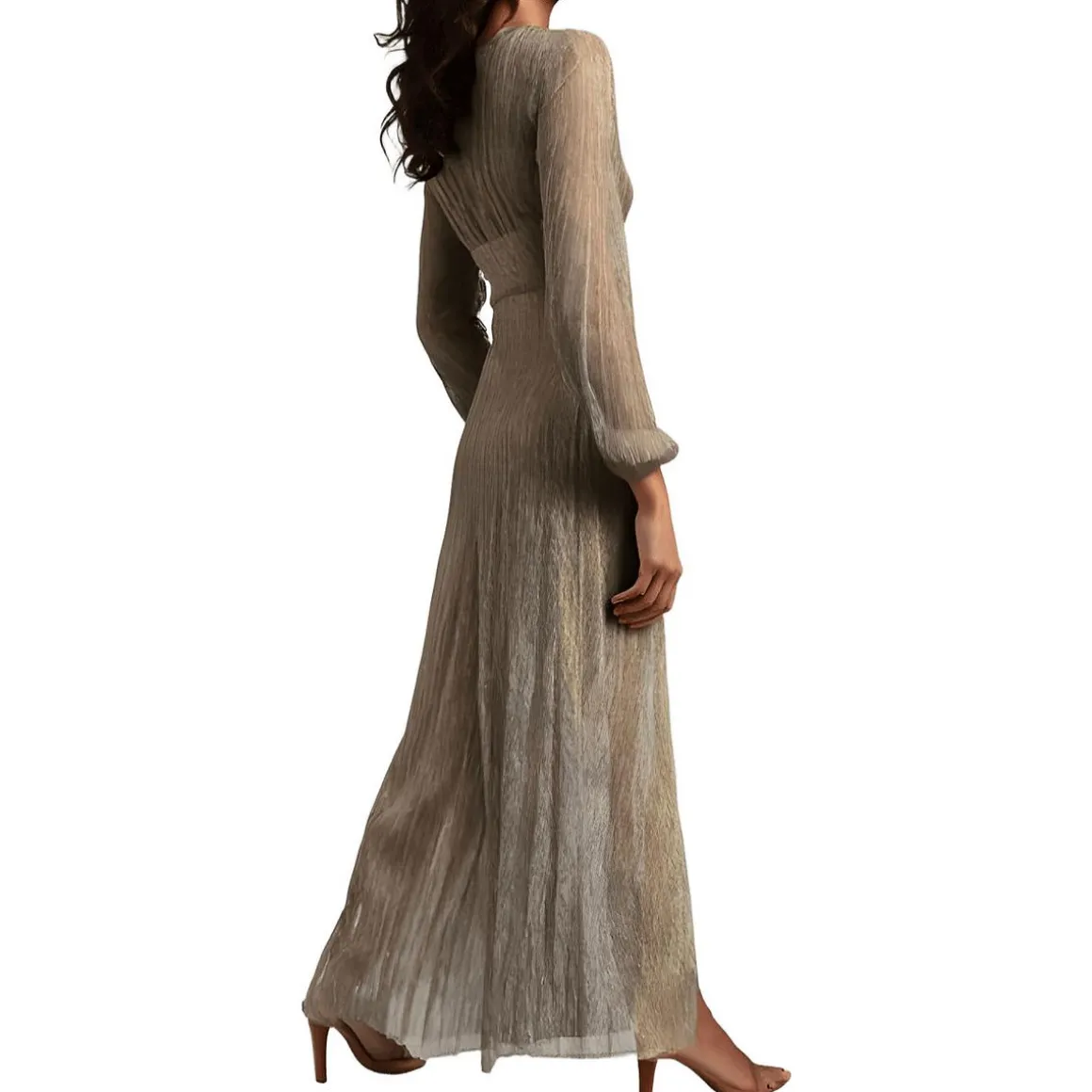 Metallic Evening Dress