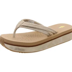 Metallic Slide Sandals