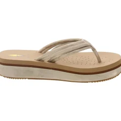 Metallic Slide Sandals