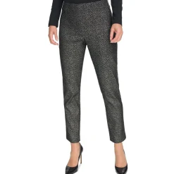 Metallic Ankle Ankle Pants