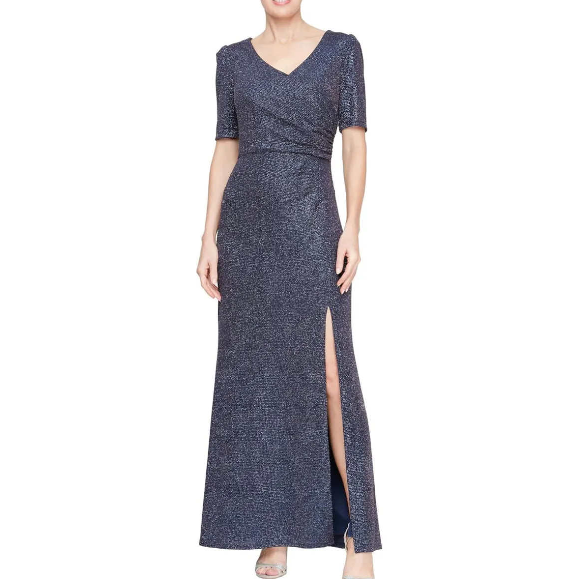 Metallic Evening Dress