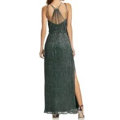 Metallic Evening Formal Dress