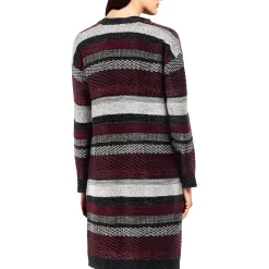 Metallic Knit Cardigan Sweater