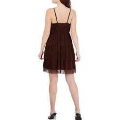 Metallic Mini Cocktail and Party Dress