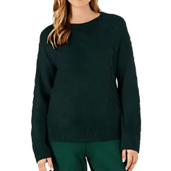 Metallic Rayon Pullover Sweater