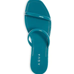 Metallic Slip On Jelly Sandals