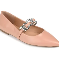 Metinaa Faux Leather Embellished Loafers