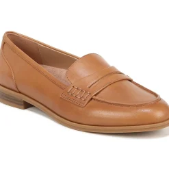 Mia Leather Slip On Loafers