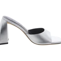 Michele Leather Metallic Heels