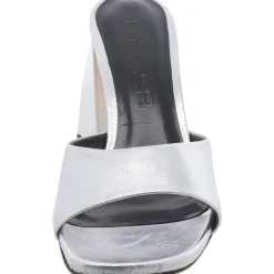 Michele Leather Metallic Heels