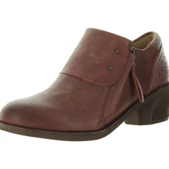 Michelle Comfort Insole Leather Ankle Boots