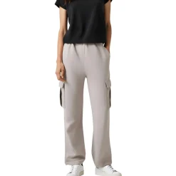 Mid Rise Cargo Sweatpants Pocket Fleece Sweatpants