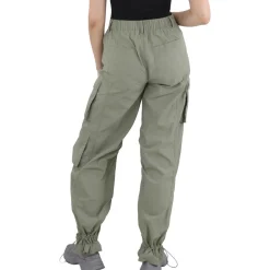 Mid Rise Drawcord Ankle Cargo Pants