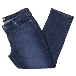 Mid Rise Relaxed Fit Straight Leg Jeans
