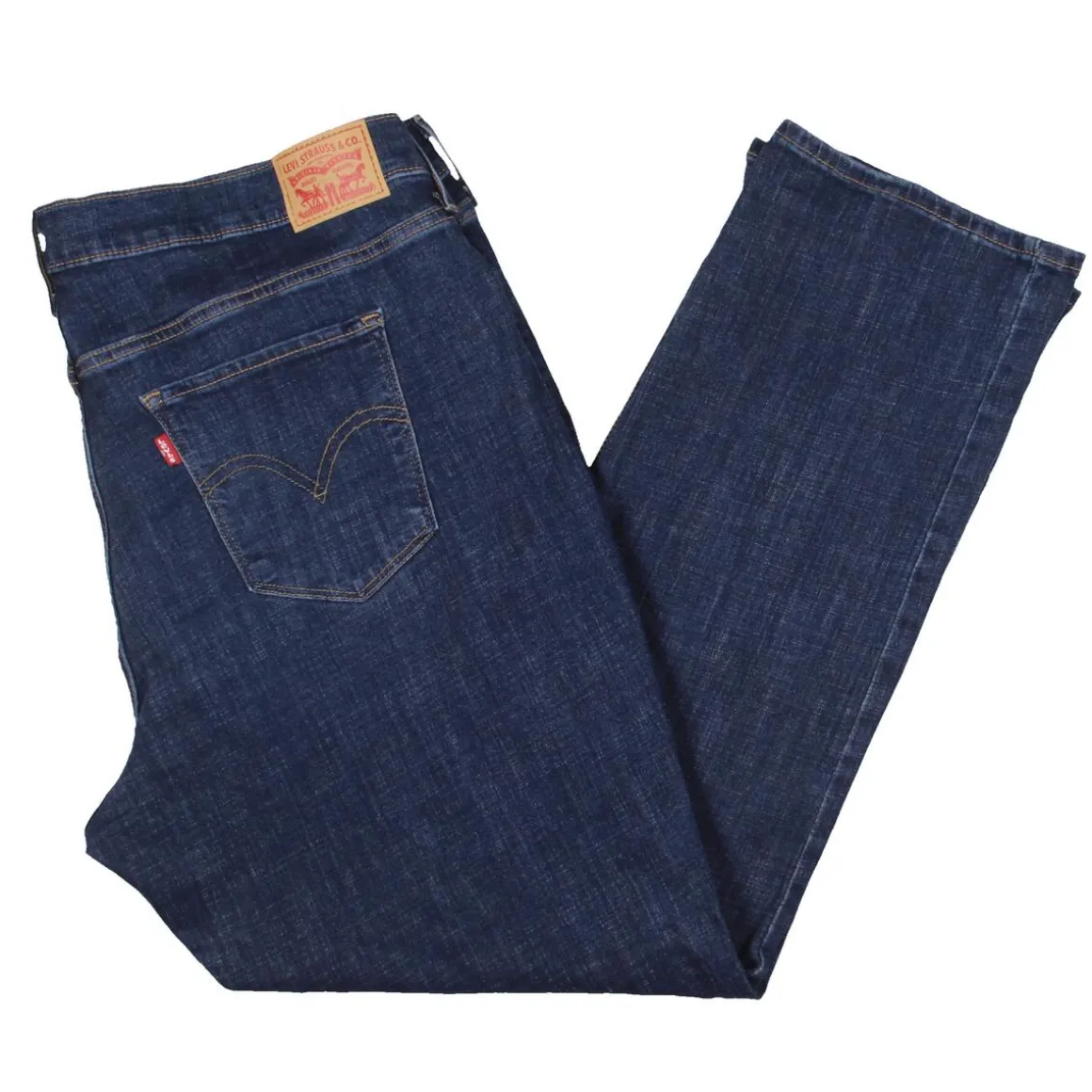 Mid Rise Relaxed Fit Straight Leg Jeans