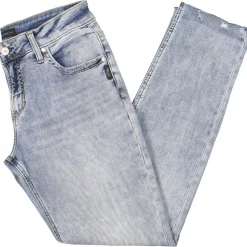 Mid Rise Slim Leg Boyfriend Jeans