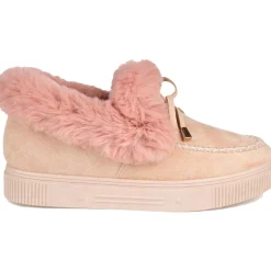 Midnight Faux Suede Moccasins