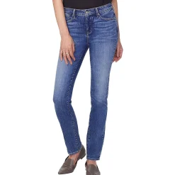 Mid-Rise Medium Wash Slim Jeans
