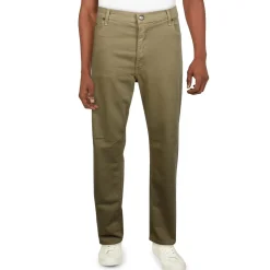 Mid-Rise Stretch Straight Leg Jeans