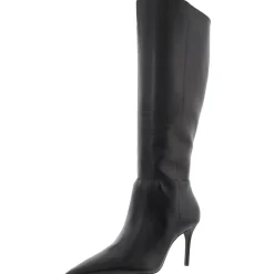 Mikki Leather Stiletto Ankle Boots