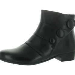 Mila Zipper Ankle Boots