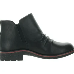 Mila Zipper Leather Booties