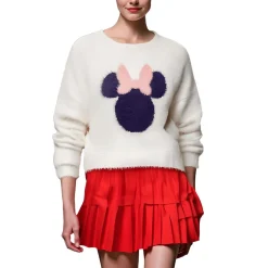 Minnie Mouse Graphic Knit Pullover Sweater