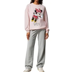 Minnie Mouse Balloon Graphic Cotton Crewneck Sweater