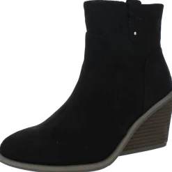 Mirage Faux Suede Booties Ankle Boots
